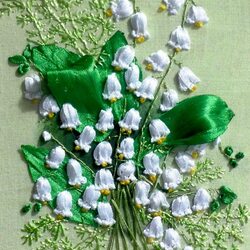 Jigsaw puzzle: Flowers from Olga Shvets' ribbons