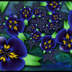 Jigsaw puzzle: African violets