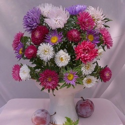 Jigsaw puzzle: Bouquet of asters