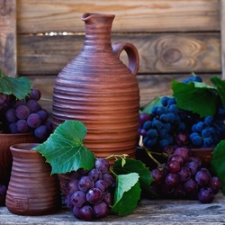 Jigsaw puzzle: Wine and grapes