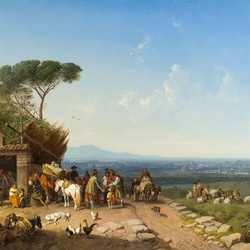 Jigsaw puzzle: View of Rome from Monte Mario