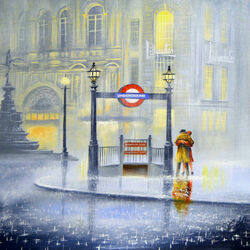 Jigsaw puzzle: The last hug at Piccadilly