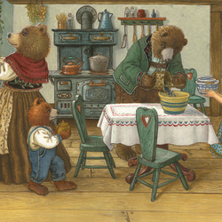 Jigsaw puzzle: In the house of three bears