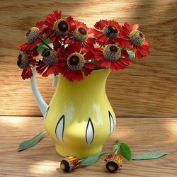 Jigsaw puzzle: Bouquet in a jug