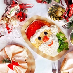 Jigsaw puzzle: New Year's table setting