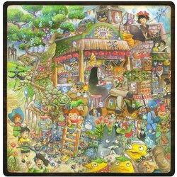 Jigsaw puzzle: Miyazaki Worlds