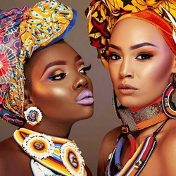 Jigsaw puzzle: African beauties