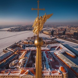 Jigsaw puzzle: Spire of the Peter and Paul Fortress
