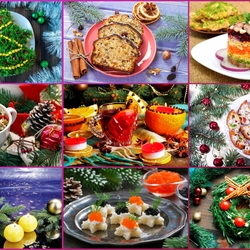 Jigsaw puzzle: Christmas dishes