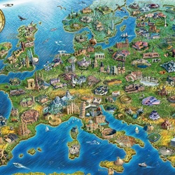 Jigsaw puzzle: Map of Europe