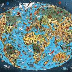 Jigsaw puzzle: Our colorful planet