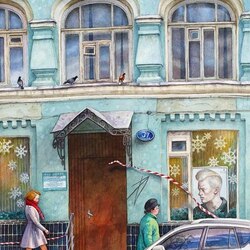 Jigsaw puzzle: Moscow sketches