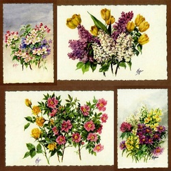 Jigsaw puzzle: Floral watercolors