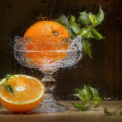 Jigsaw puzzle: Still life with oranges