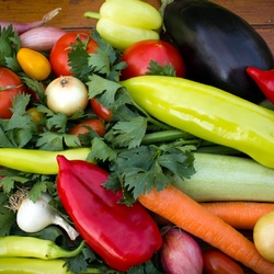 Jigsaw puzzle: Peppers and other vegetables