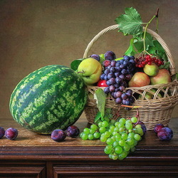 Jigsaw puzzle: Still life with fruit