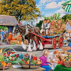Jigsaw puzzle: Holiday in the village