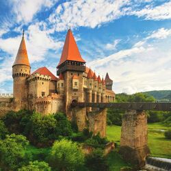 Jigsaw puzzle: Corvin Castle in Romania