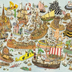 Jigsaw puzzle: Open sea