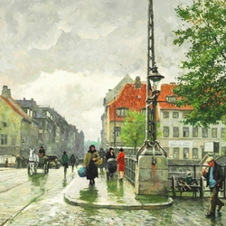 Jigsaw puzzle: Street scene in Copenhagen