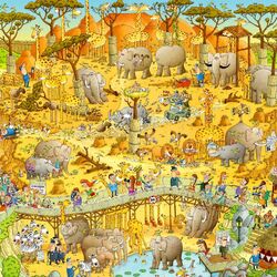 Jigsaw puzzle: Africa