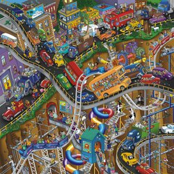 Jigsaw puzzle: Everything in motion
