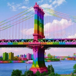 Jigsaw puzzle: Rainbow bridge