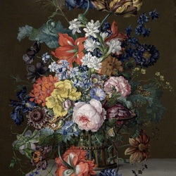 Jigsaw puzzle: Bouquet and butterfly