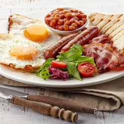 Jigsaw puzzle: Bacon and eggs