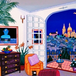 Jigsaw puzzle: Room with balcony