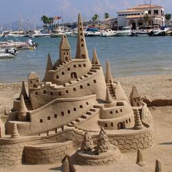 Jigsaw puzzle: Sand castle