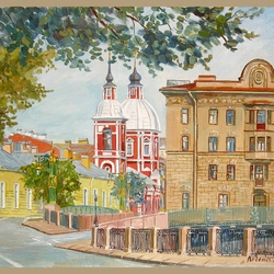 Jigsaw puzzle: Panteleimon Church. St. Petersburg