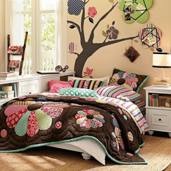 Jigsaw puzzle: Patchwork bedroom