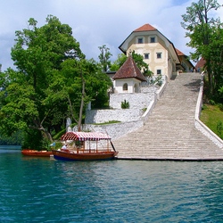 Jigsaw puzzle: City of Bled. Slovenia