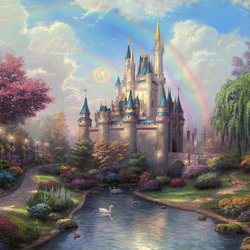 Jigsaw puzzle: New day at Cinderella's castle