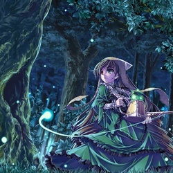 Jigsaw puzzle: Girl in the forest