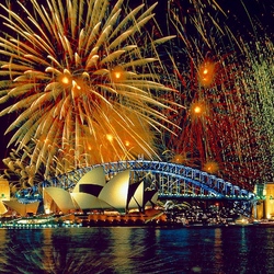 Jigsaw puzzle: Fireworks in Sydney