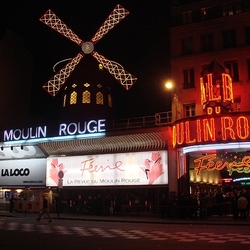 Jigsaw puzzle: Moulin rouge. Paris. France
