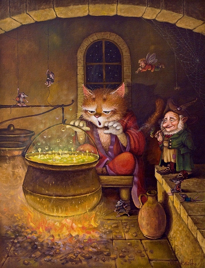 Jigsaw puzzle «The Sorcerer's Apprentice» solve jigsaw puzzles online