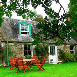 Jigsaw puzzle: Country house in Scotland