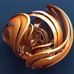 Jigsaw puzzle: Fractal shell