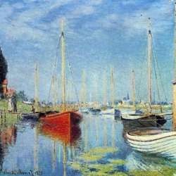 Jigsaw puzzle: Boats in Argenteuil