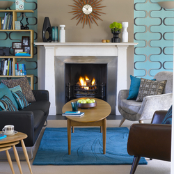 Jigsaw puzzle: Turquoise living room