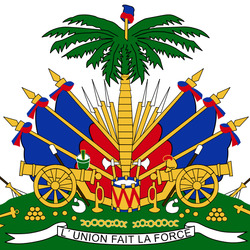 Jigsaw puzzle: Coat of arms of Haiti