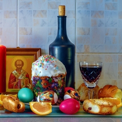 Jigsaw puzzle: Easter still life