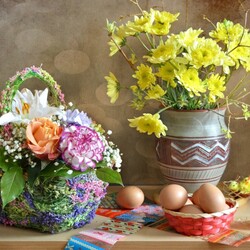 Jigsaw puzzle: Easter still life