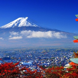 Jigsaw puzzle: Mount Fujiyama view