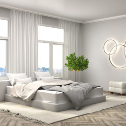 Jigsaw puzzle: Bedroom in white