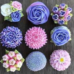 Jigsaw puzzle: Flower cupcakes