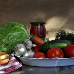 Jigsaw puzzle: Still life of vegetables